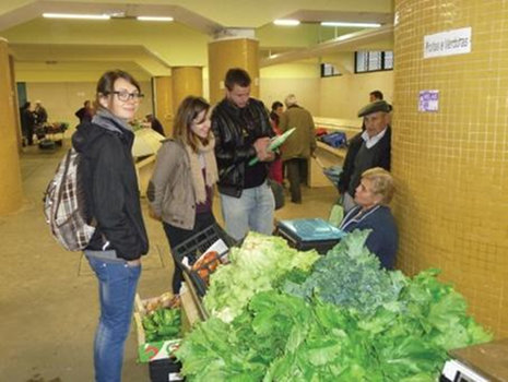 Seminario Sistemas Alimentarios Locais, entrevistas na praza de abastos de Lugo