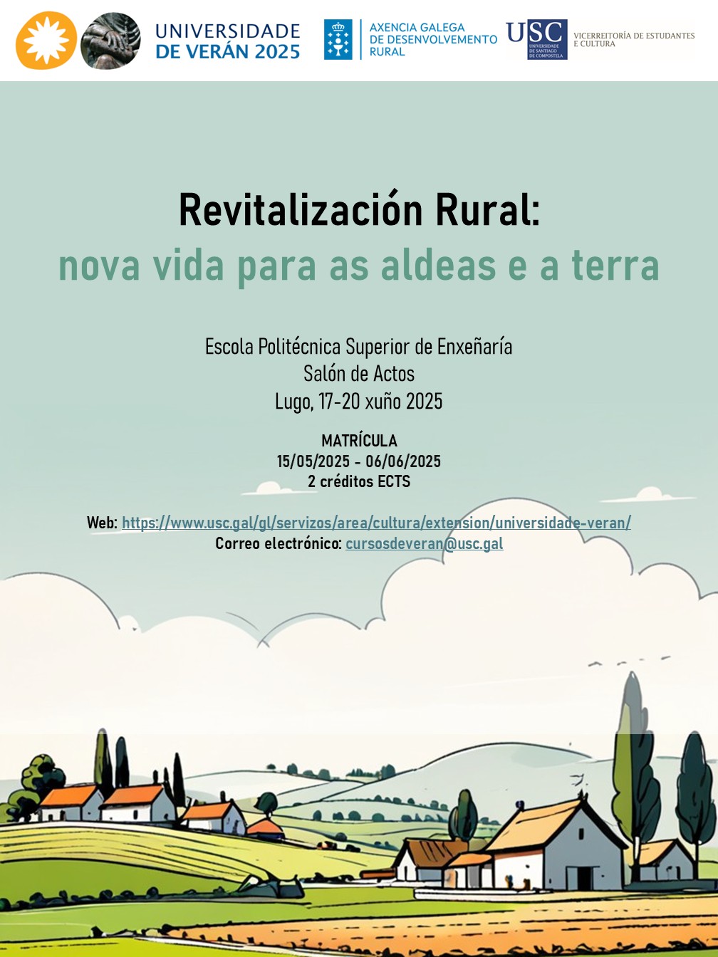 Apúntate á Revitalización Rural - Nova vida para as aldeas e a terra