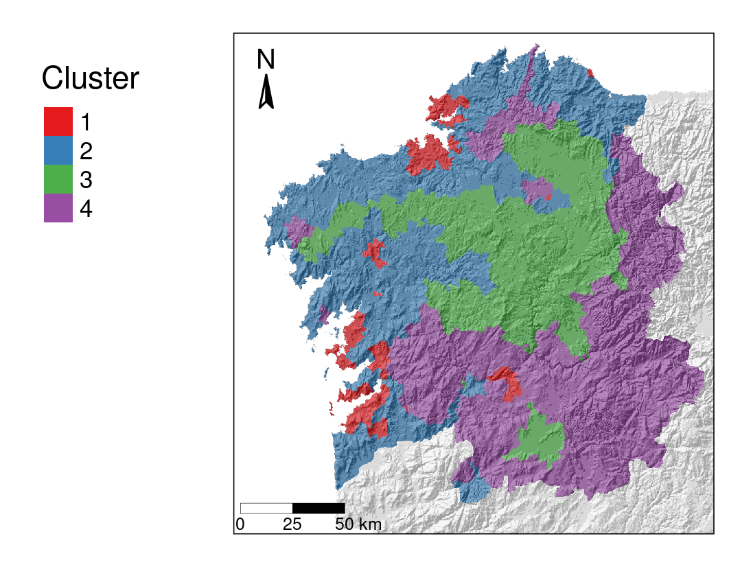 Abandono e forestación en Galicia