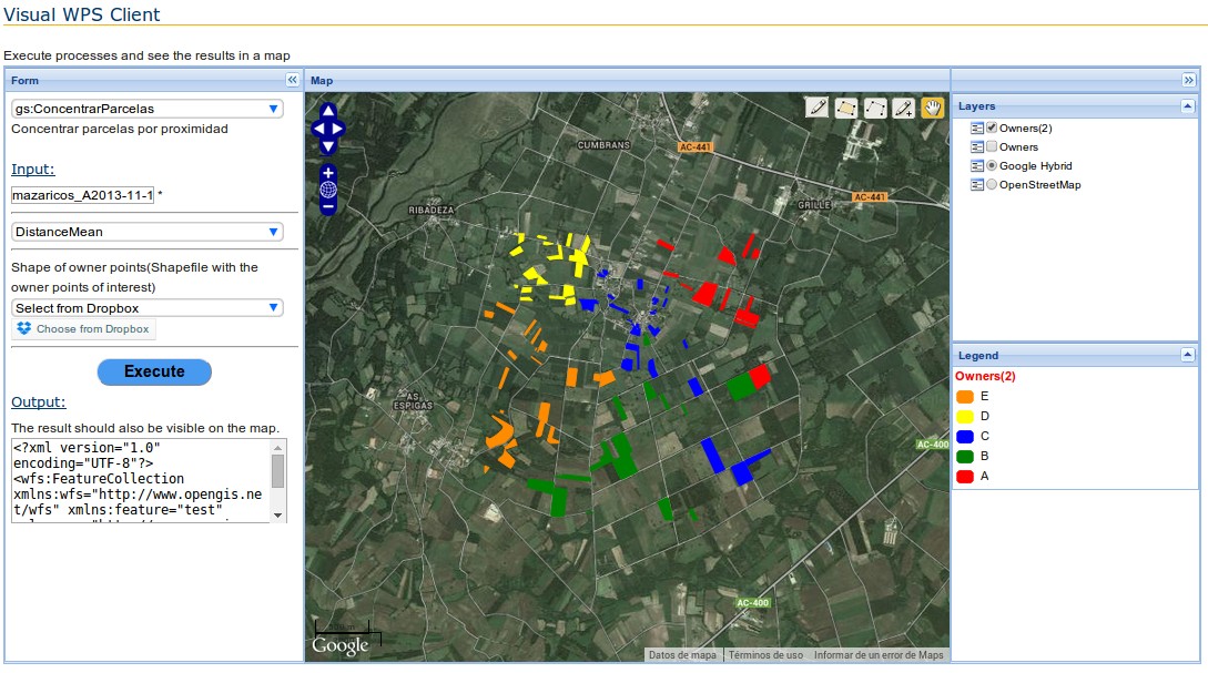 Deseño aplicación xestión terras