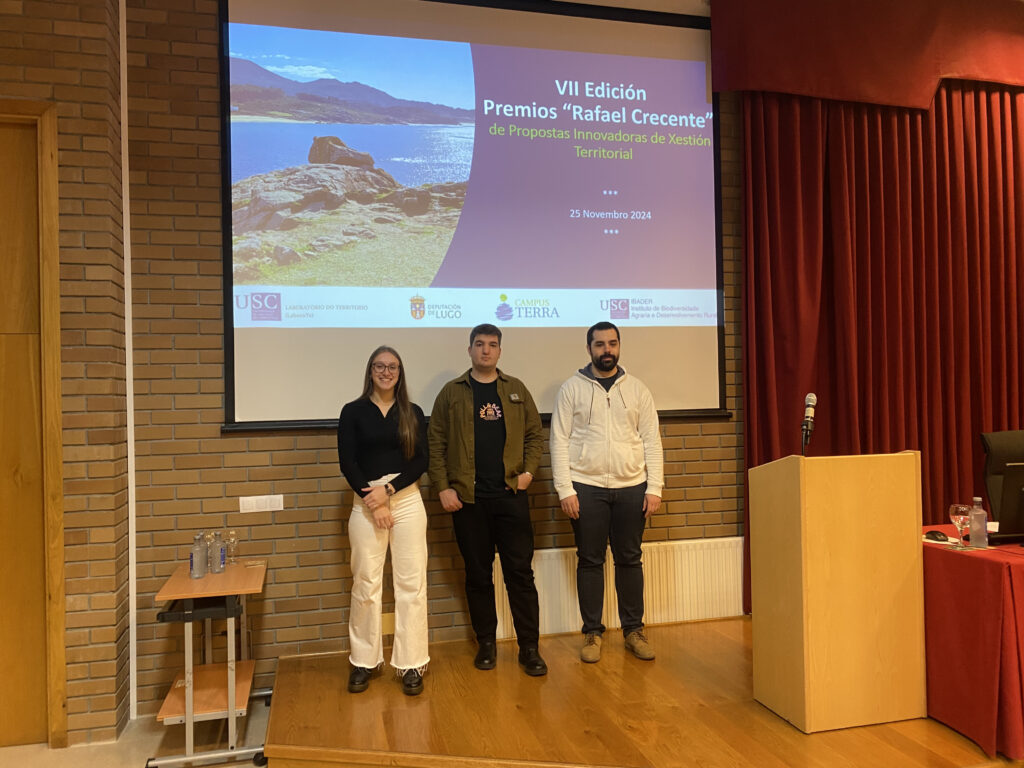 Alejandro, Lucía e Fernando, gañadores da VII Edición dos Premios Rafael Crecente